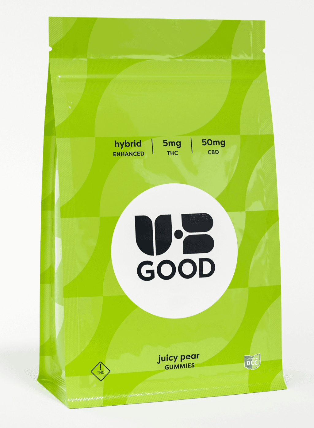 UB GOOD | Juicy Pear Gummies 1:10 THC:CBD Gummies | 20pk |  100mg