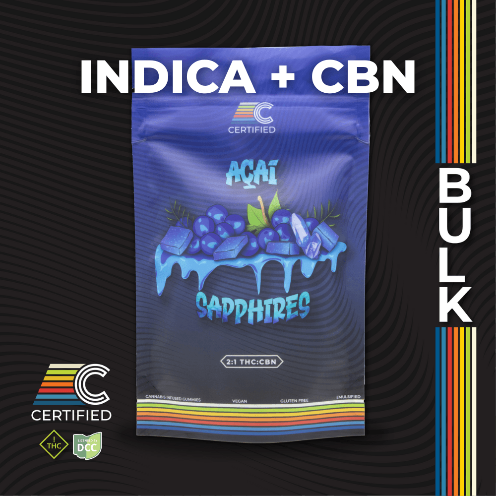 Certified Cultivators | Acai Sapphires 2:1 THC:CBN 40pk | 400mg