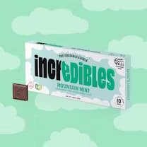 Mountain Mint Chocolate Bar 100mg (Hybrid) | Incredibles