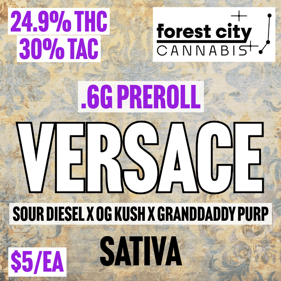 Versace 0.6g Bulk Pre Rolls