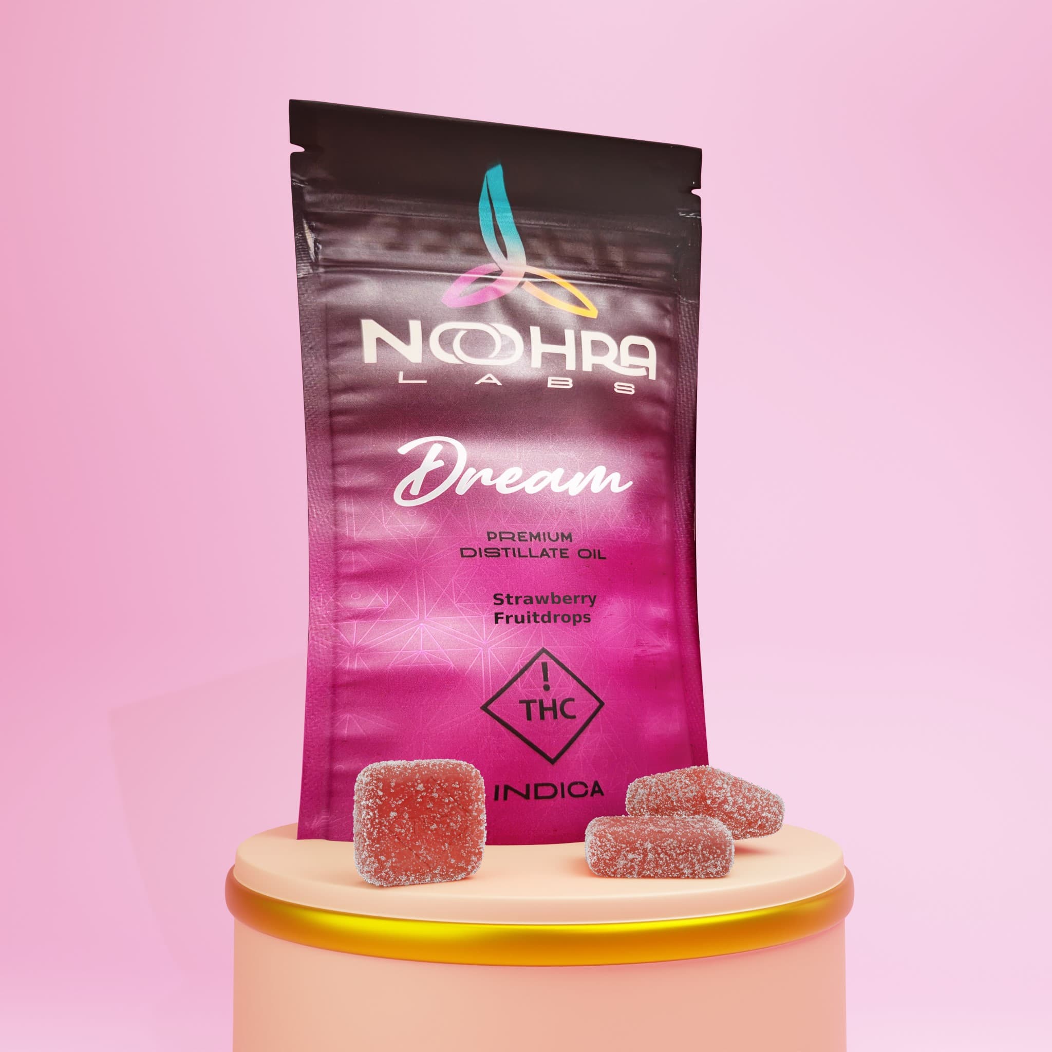 Strawberry Fruit Drop  Dream | Indica | 100mg 5pk