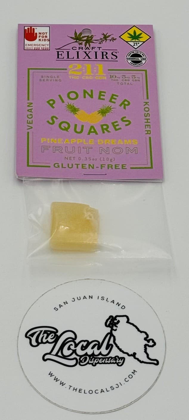 Gummies Pineapple Dreams Thc/5mg Cbd/5mg