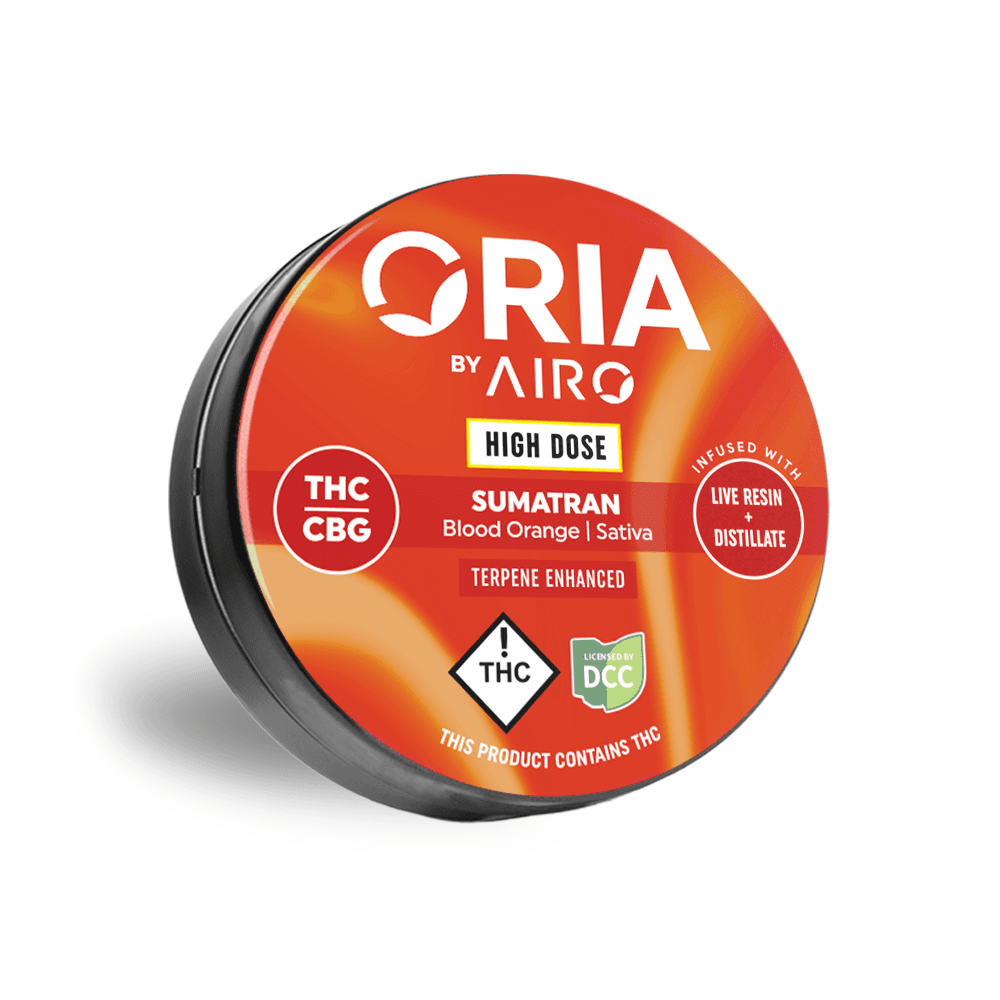 Oria: Sumatran Blood Orange - Live Resin Gummies 10pk 500mg