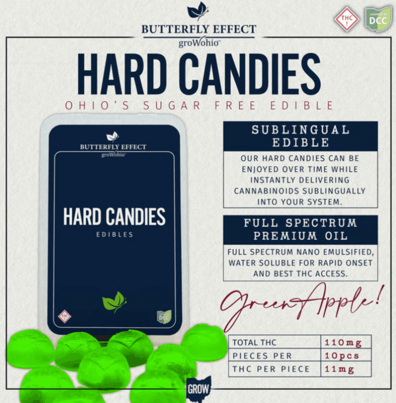 Green Apple [110mg] - Hard Candies
