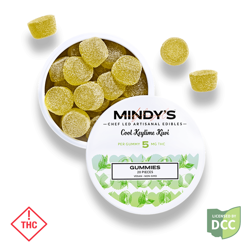 Mindy's - Cool Keylime Kiwi Gummies - 20ct - 110mg