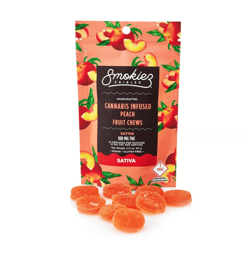 Sweet Peach Fruit Gummies (100mg)