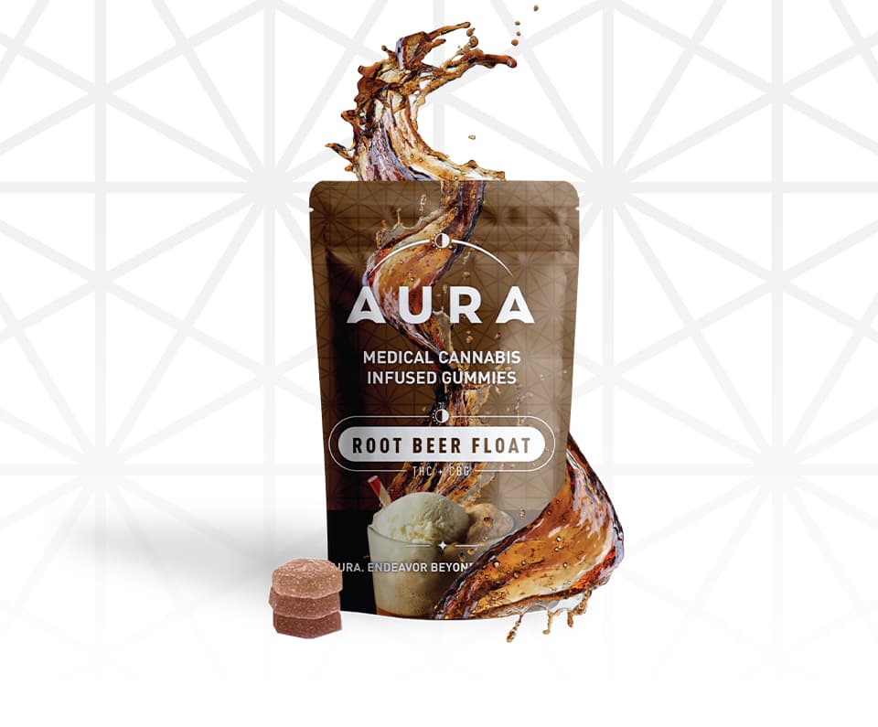 Aura | Root Beer Float CBG 24pc | 220mg Gummies