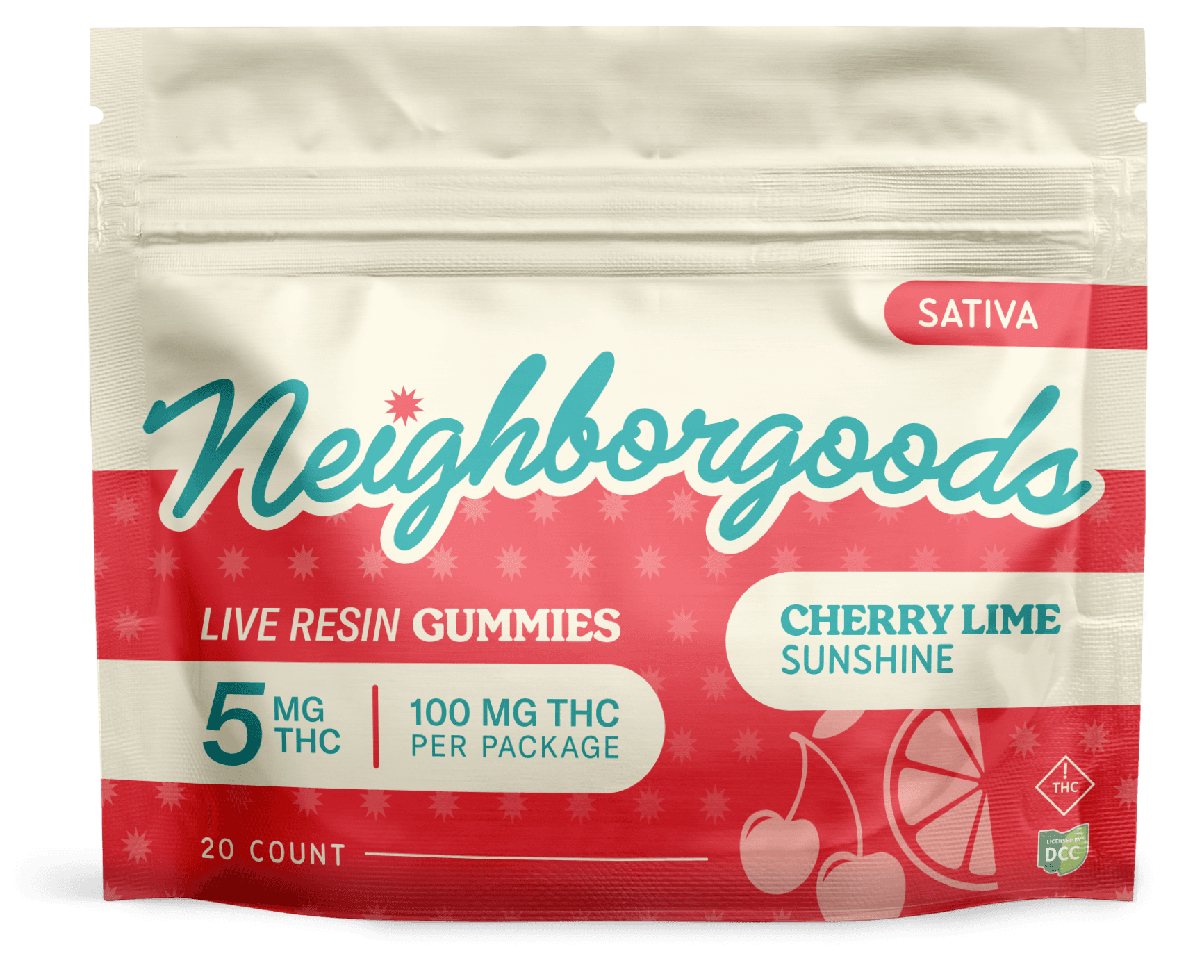 Cherry Lime Sunshine Gummies | 20 Pack