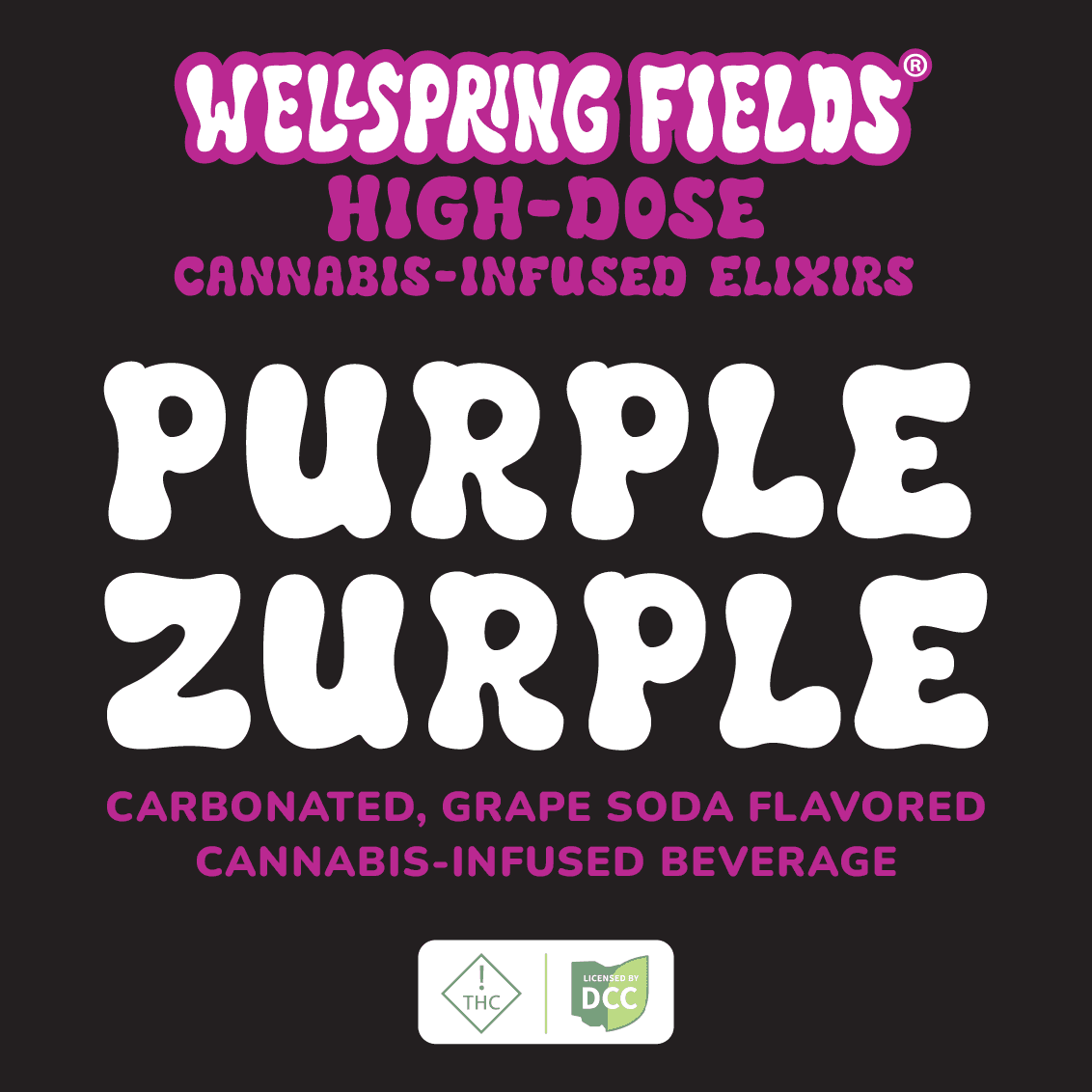 Wellspring Fields | Purple Zurple Soda | 2pk | 200mg