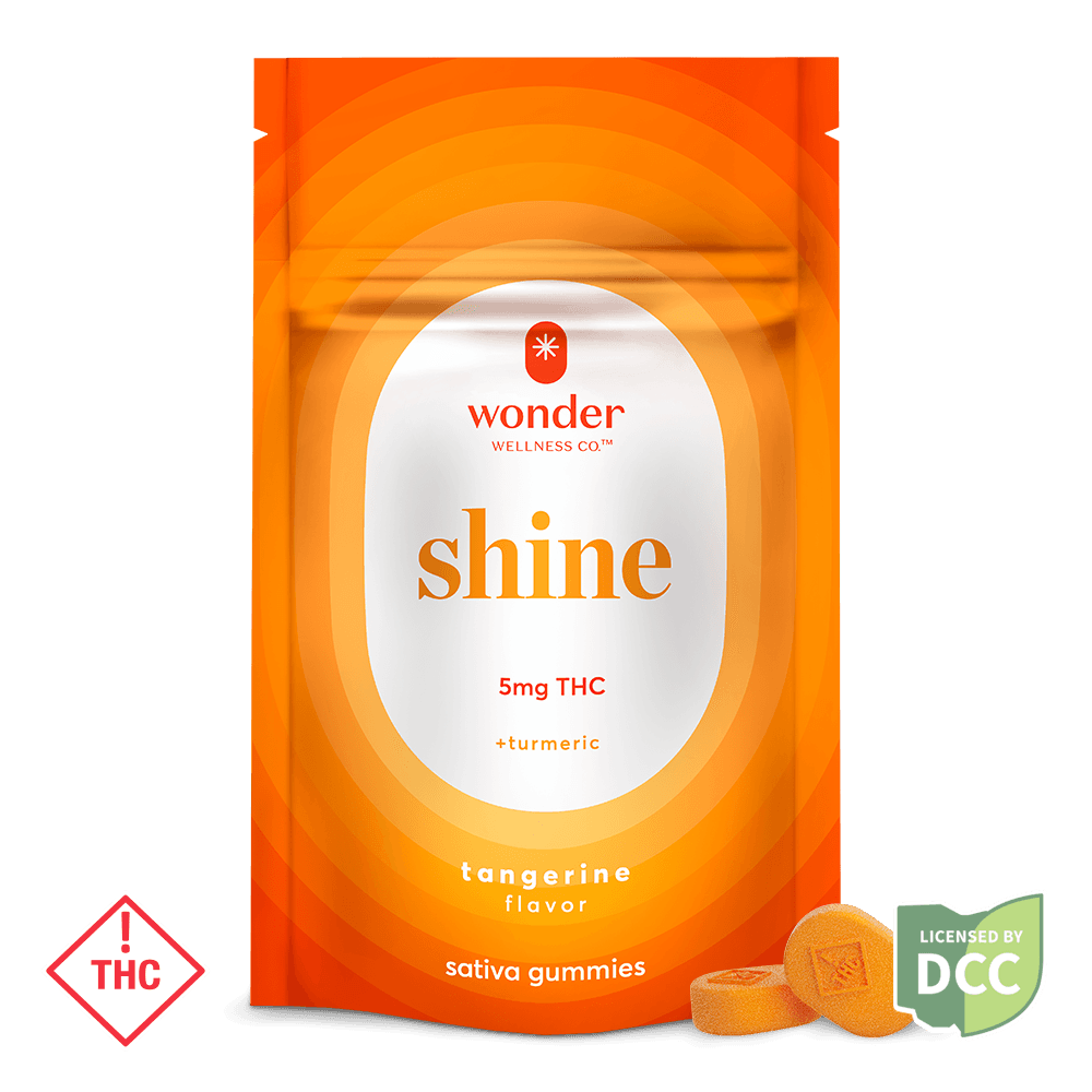 Wonder Shine Gummies Tangerine 100mg (20ct)