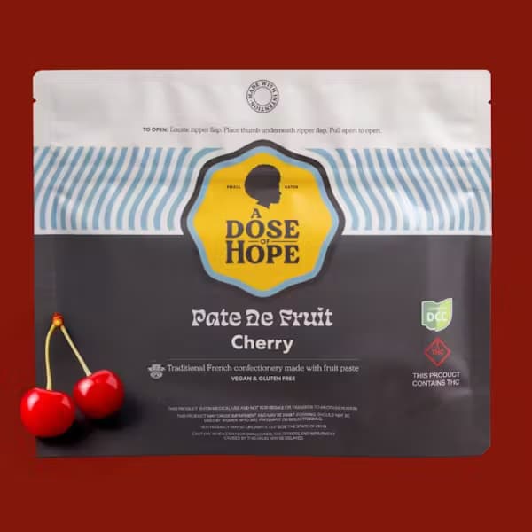 Cherry Pate De Fruit RSO Gummies 110mg (Hybrid) | A Dose of Hope