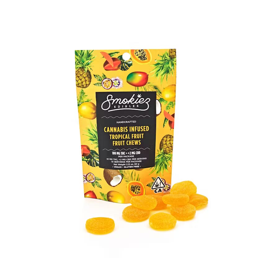 Smokiez: Sweet Tropical Fruit - Gummies 10pk 103mg