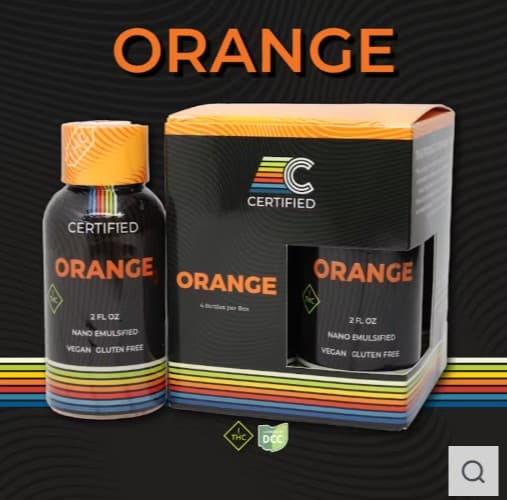 Orange Drink | Certified Cultivators | 100mg | 4pk | Hybrid