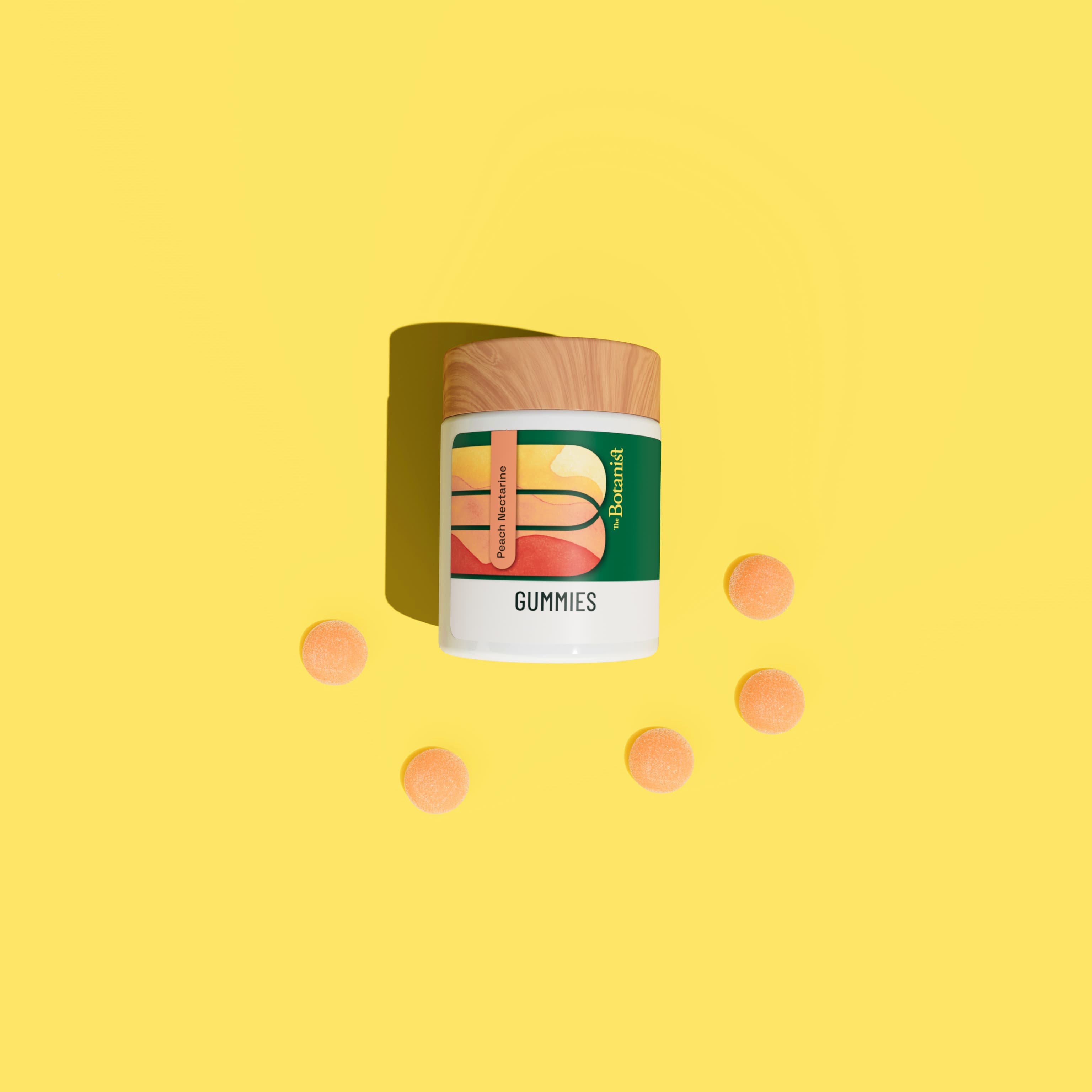 The Botanist | Peach Nectarine 1:5 CBD 18ct | 100mg Gummies