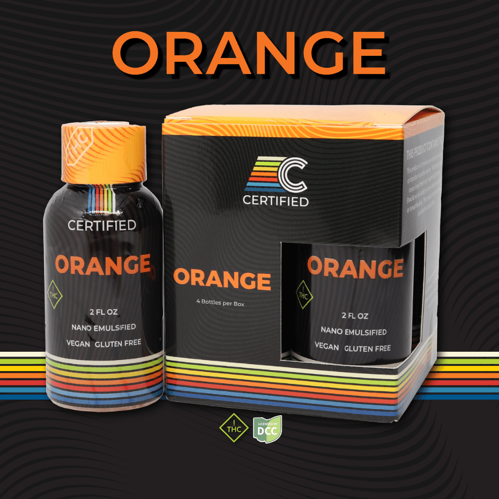 Certified - Orange - Beverage - 100mg (4pk) - Hybrid