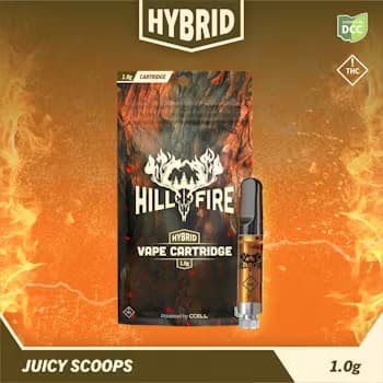 Juicy Scoops Cart 1g (Hybrid) | HillFire