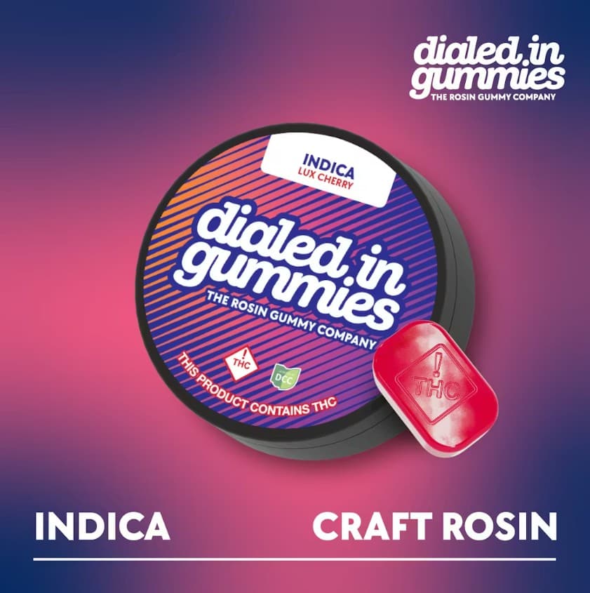 Lux Cherry | Indica Rosin Gummies | 10PK | 100mg