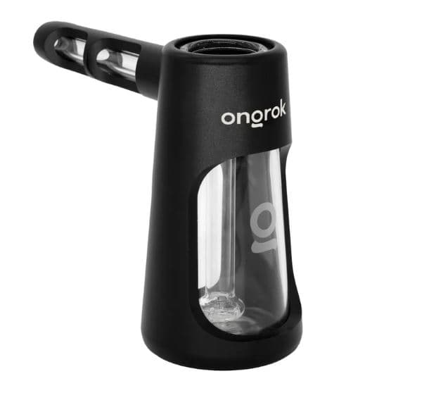 Aluminum & Glass Bubbler Pipe Black