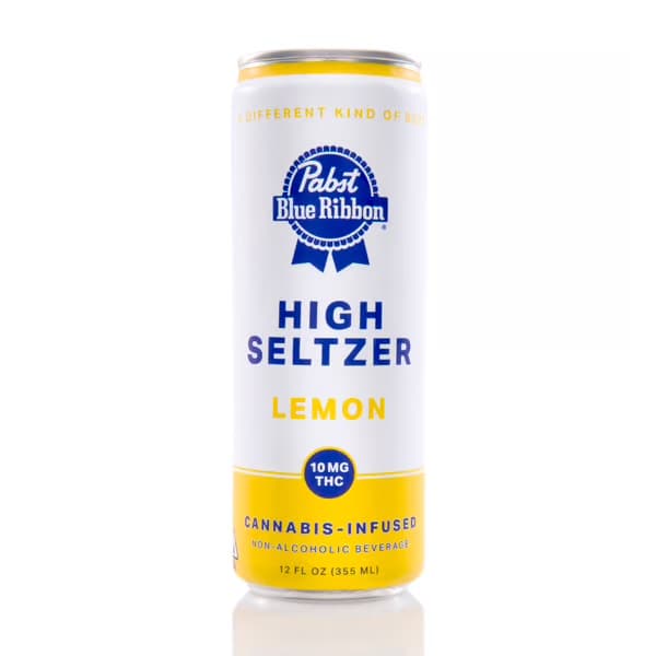 Pbr Lemon Infused Seltzer 12oz/10mg