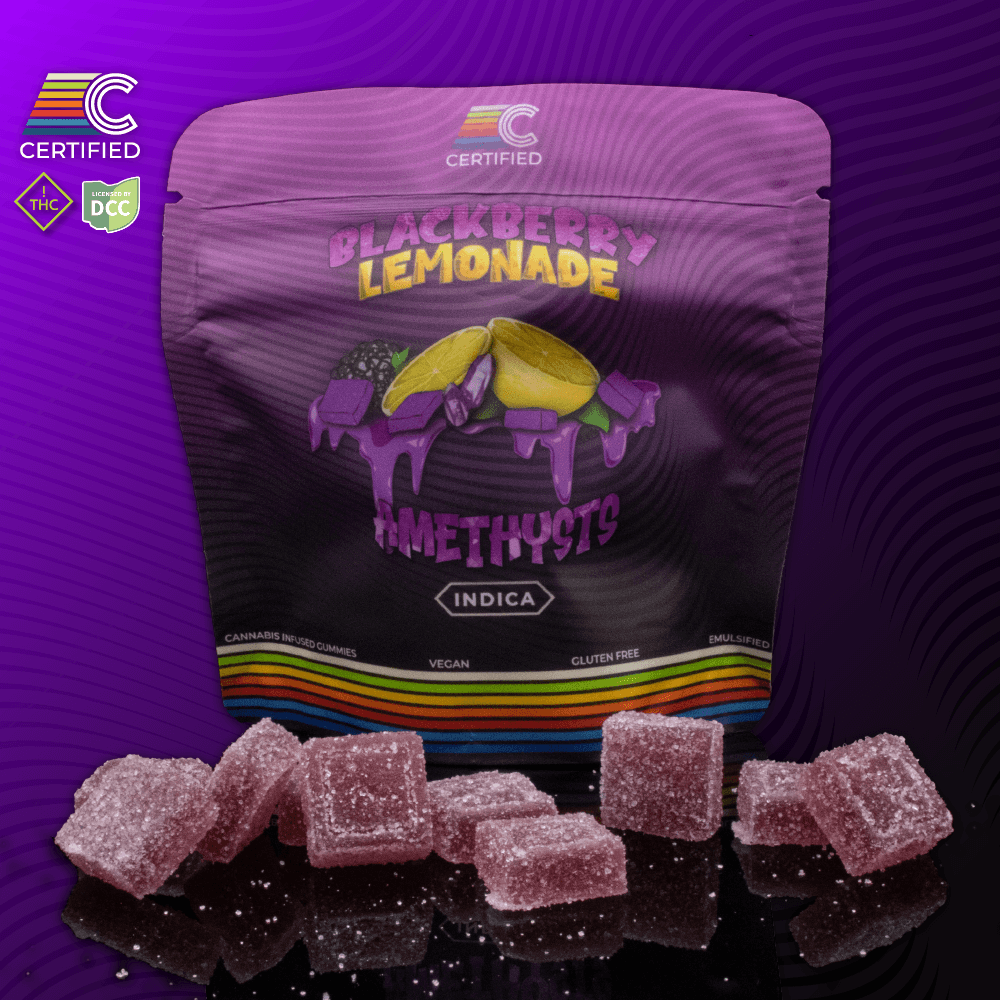 Certified: Blackberry Lemonade Amethysts - Gummies 10pk 100mg