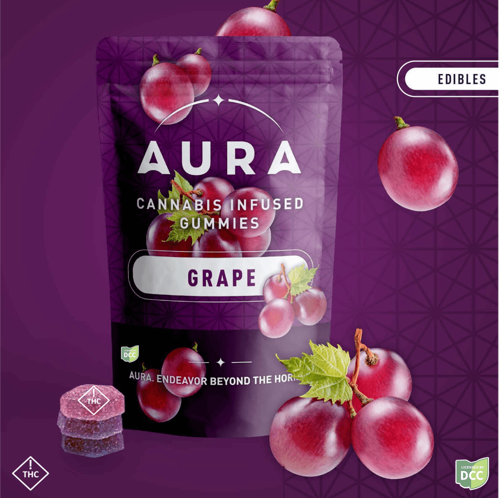 Grape Crunch +CBG - Gummies - 100mg - 11pk