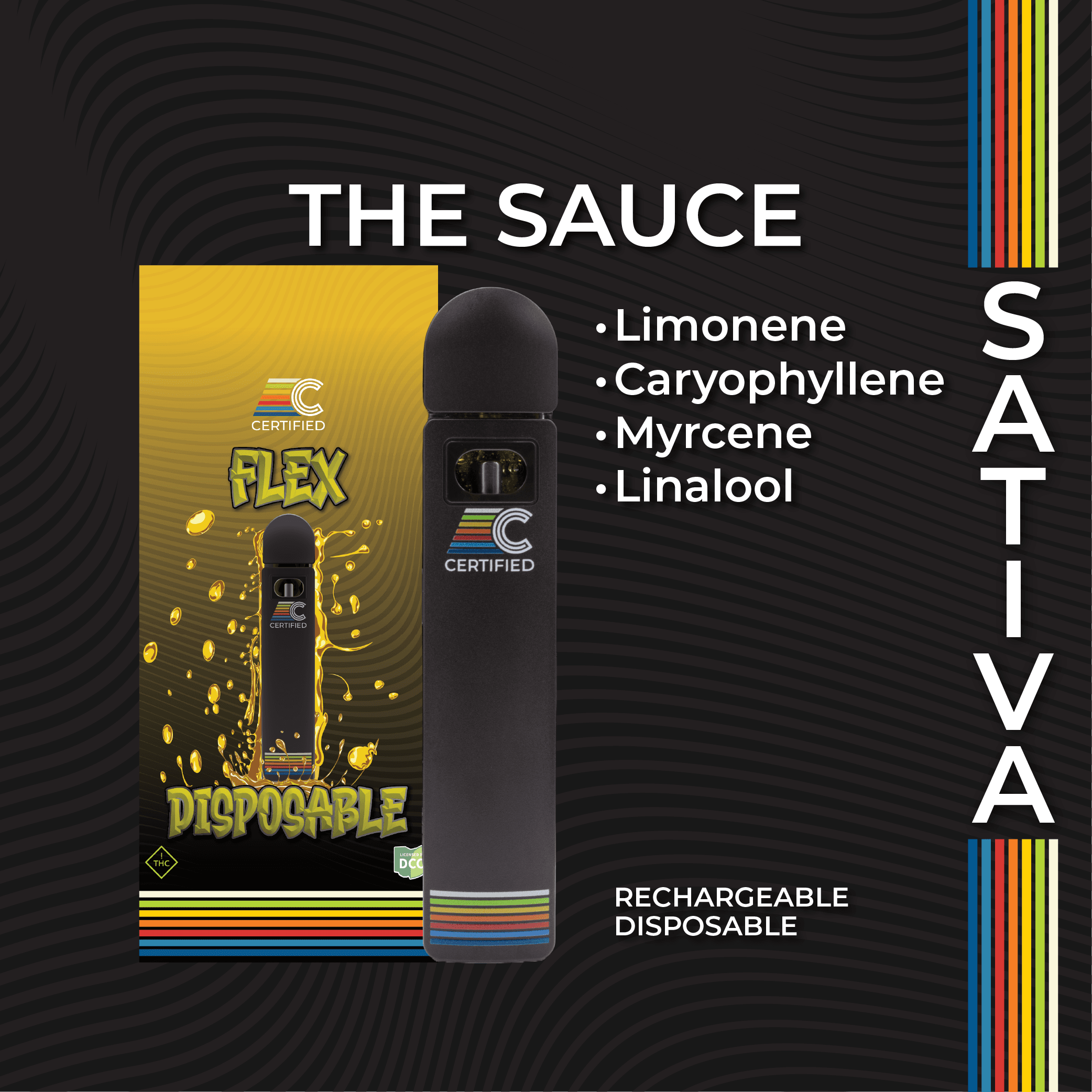 Certified: The Sauce - Flex Disposable 1g