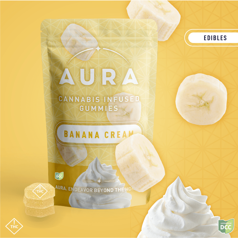 Banana Cream +CBC (Sativa) - Gummies - 22pk - 1000mg