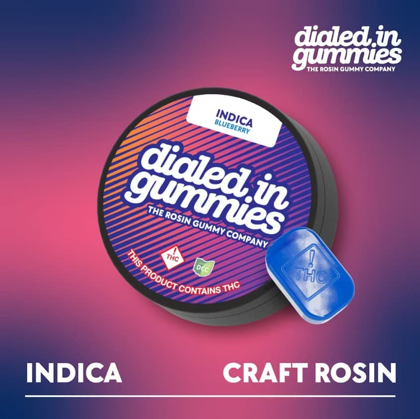 Blueberry | Indica Rosin Gummies | 10PK | 100mg