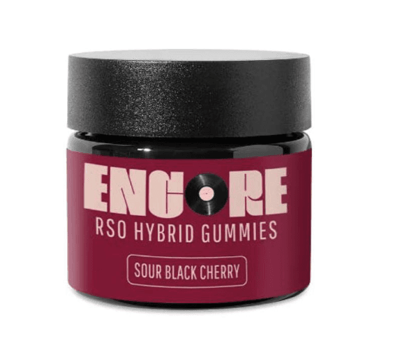 Sour Black Cherry RSO Gummies 110mg | 10pk