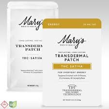 Mary's Medicinals: THC Sativa Patch - 25mg 5pk