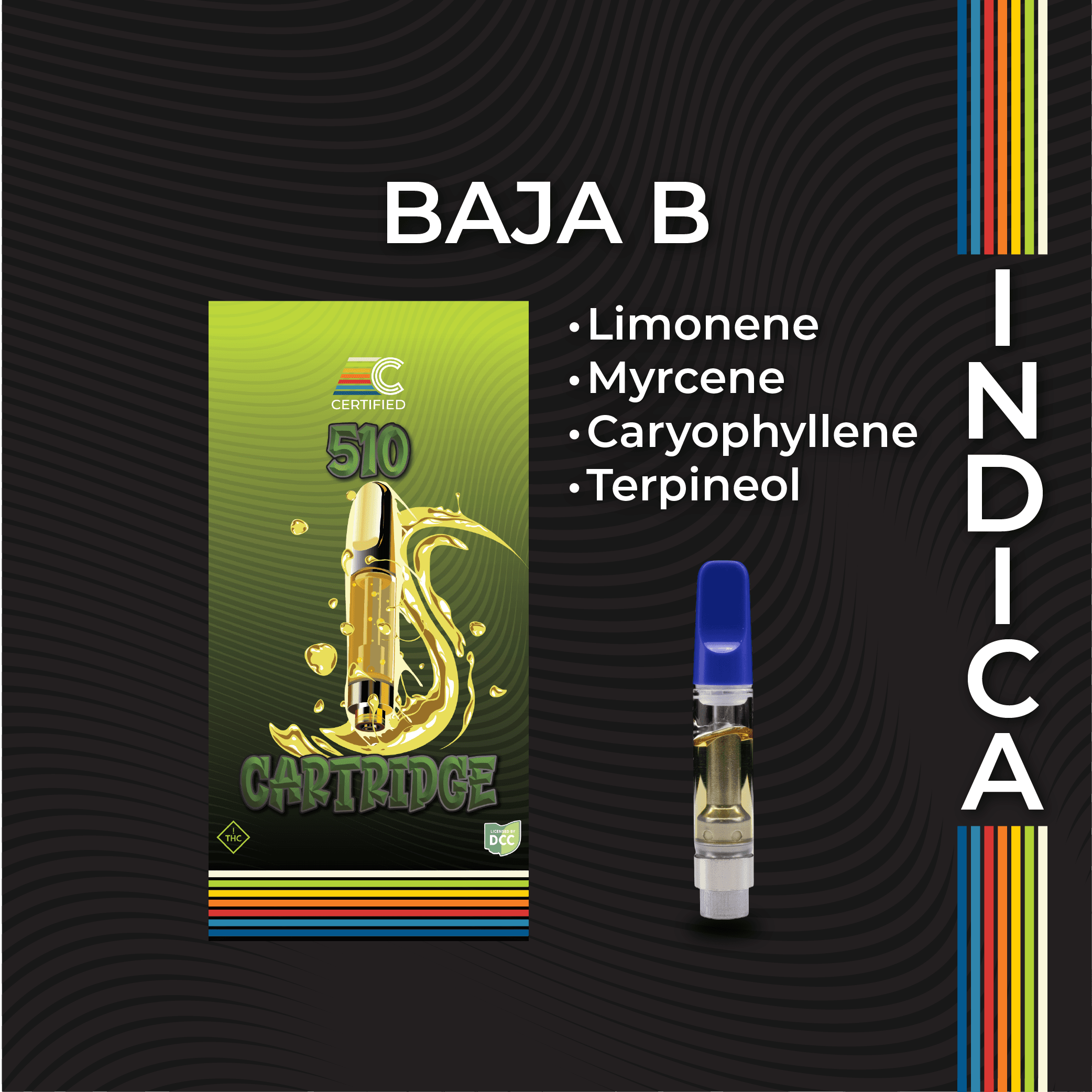 Baja B | 1g Distillate Cartridge