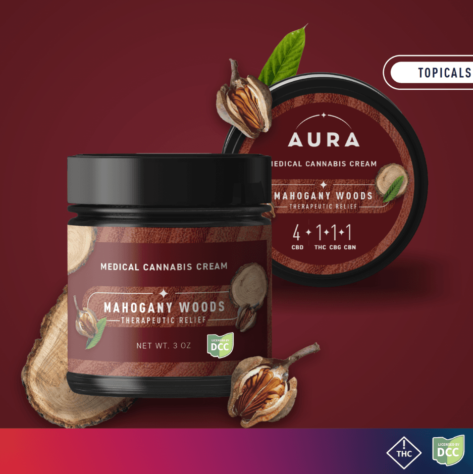 Aura - Mahogany Woods Topical Cream 4:1:1:1 - 295mg