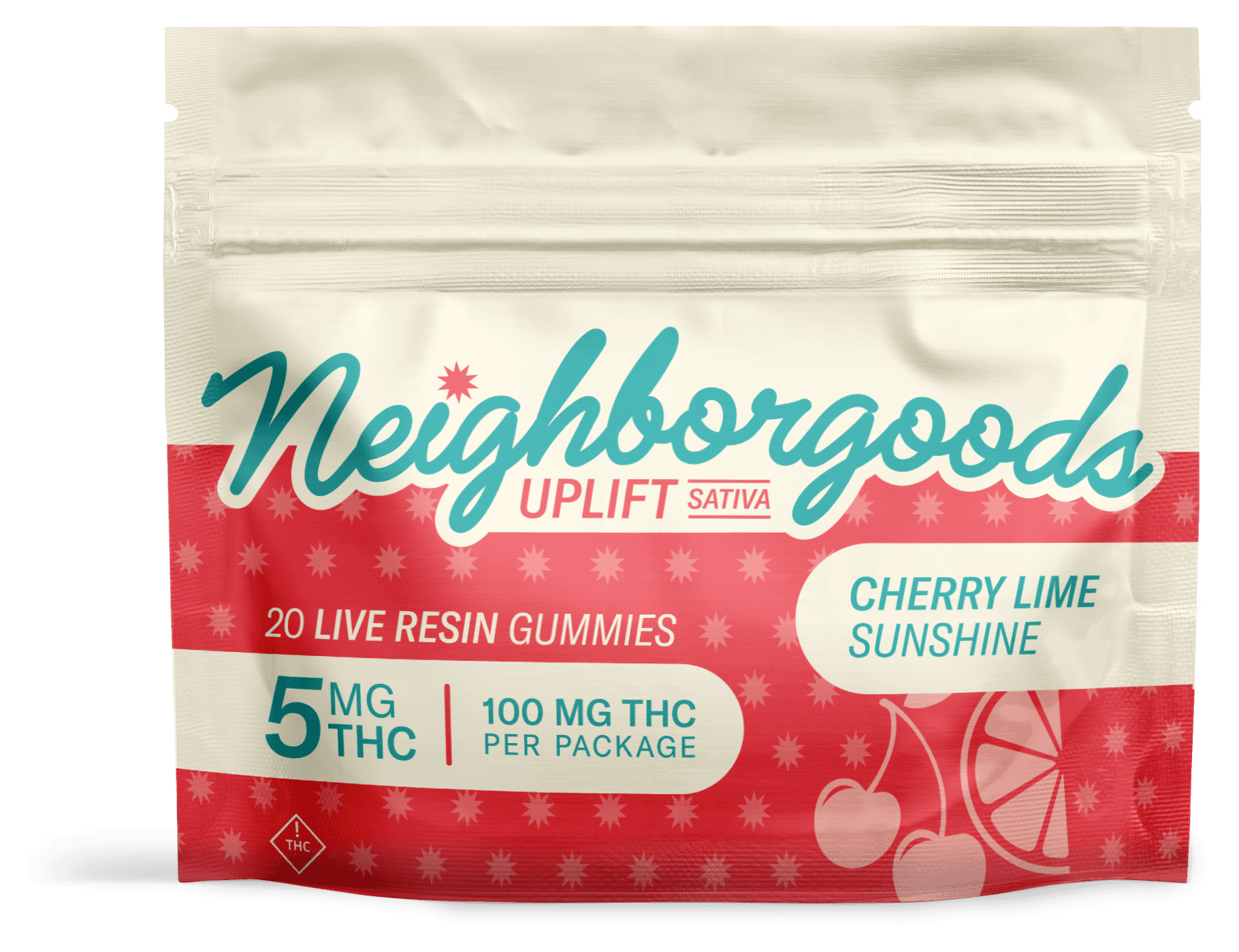 Neighborgoods | Cherry Lime Sunshine 20pc | 100mg Live Resin Gummies