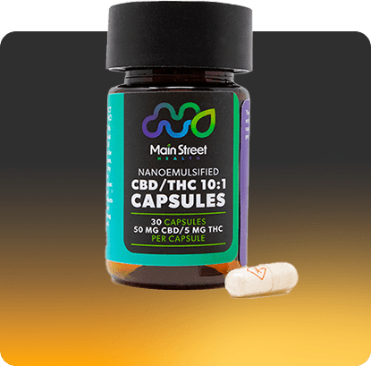Main Street Health: Capsules (1:5 THC:CBN) - 10pk 20mg