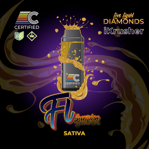 FL Sunrise Live Liquid Diamonds iKrusher Disposable Vape