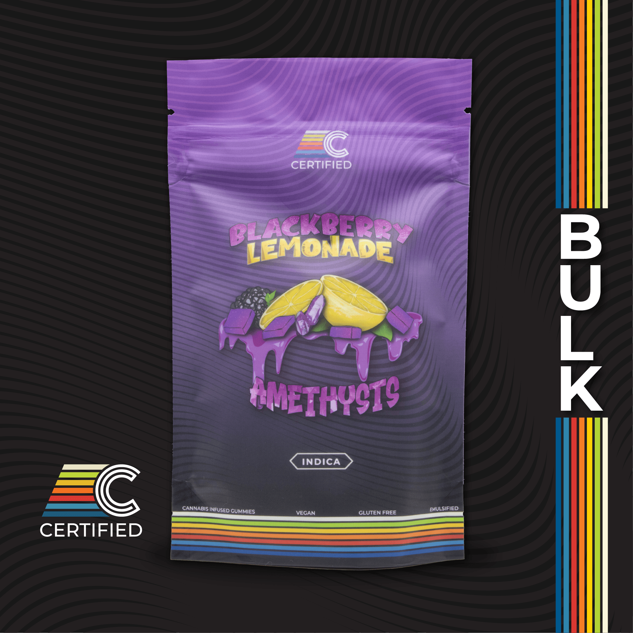 Certified: Blackberry Lemonade Amethysts - Gummy 40pk 440mg