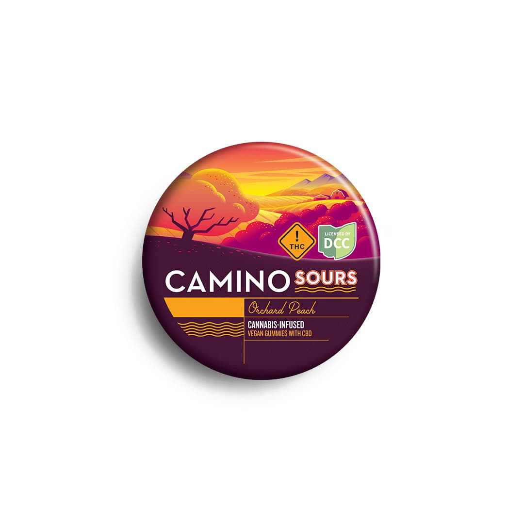 CAMINO - Orchard Peach 1:1 CBD Hybrid Balance Gummies 115 mg