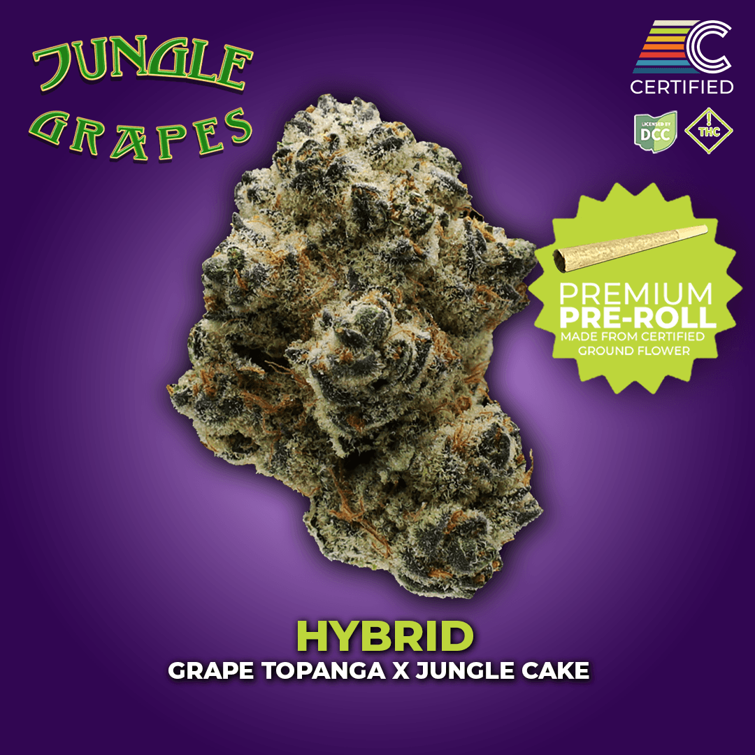 Jungle Grapes (Hybrid)  - Pre Roll - 1g - 1pk
