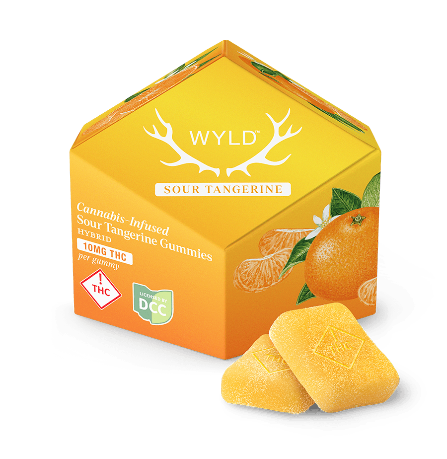 Wyld - Sour Tangerine Gummies 10pk - 100mg