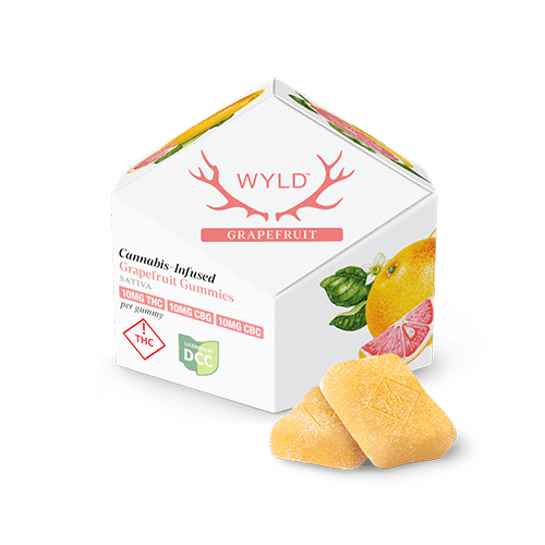 Grapefruit 1:1:1 THC:CBG:CBC Gummies 100mg -10pk