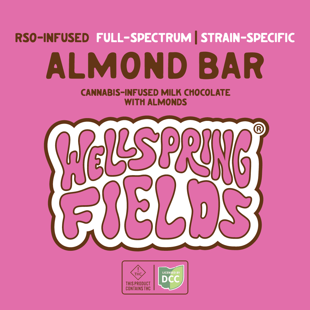 RSO Milk Chocolate Almond Bar 80mg (Hybrid) l