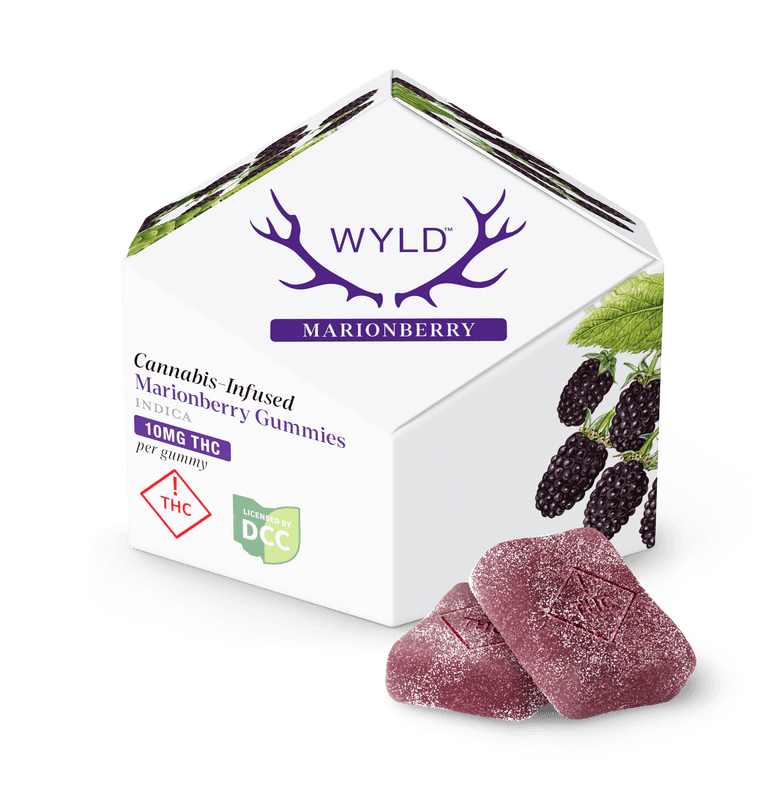 Marionberry Gummies 110mg (Indica) | Wyld