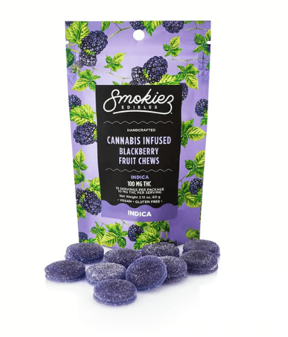 Smokiez - Sweet Blackberry - Gummies - 100mg (10pk) - Indica