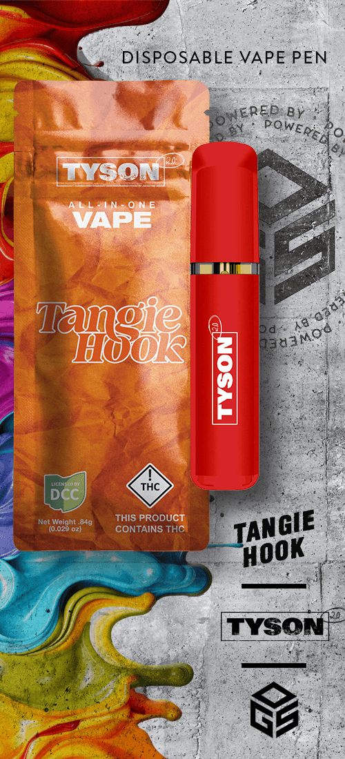 Tangie Hook Disposable 1g (Sativa) | Tyson 2.0