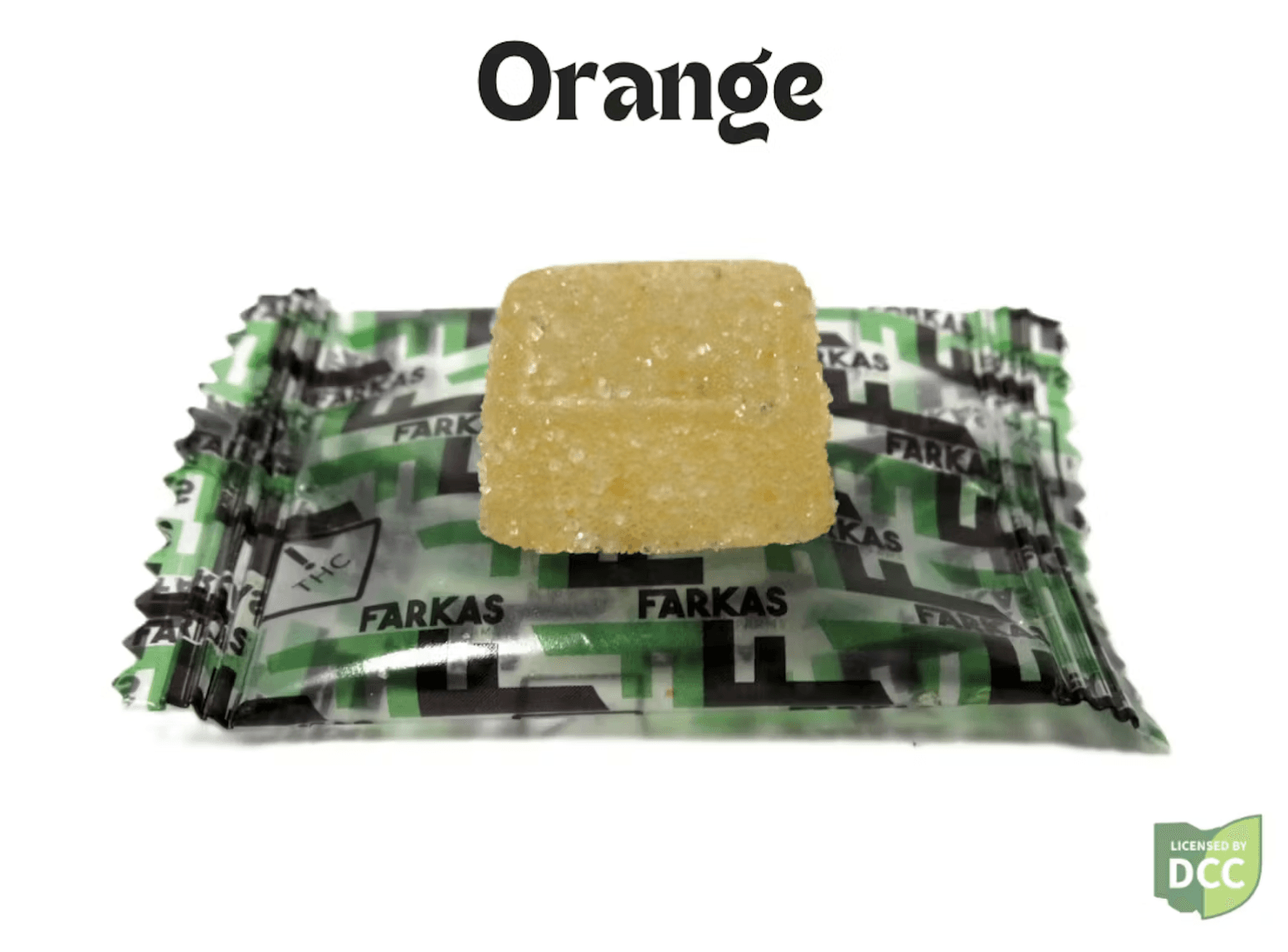 Farkas Farms - Orange - Solventless Rosin Gummies - 100mg (10pk) - Hybrid