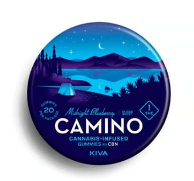 Camino: 5:1 THC:CBN Midnight Blueberry - Gummies 20pk 100mg