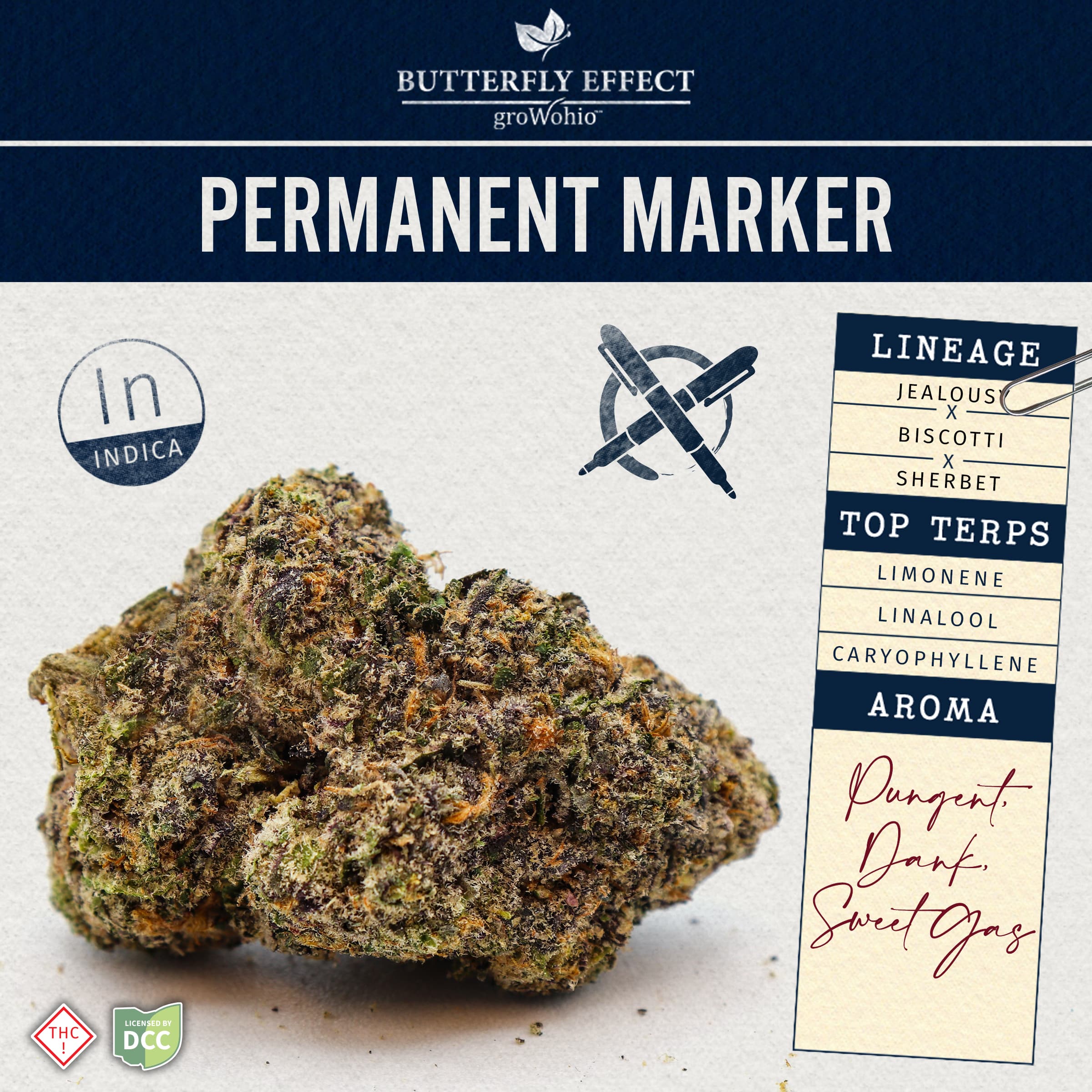 Grow Ohio | Permanent Marker (Buds) | 14.15g | Indica