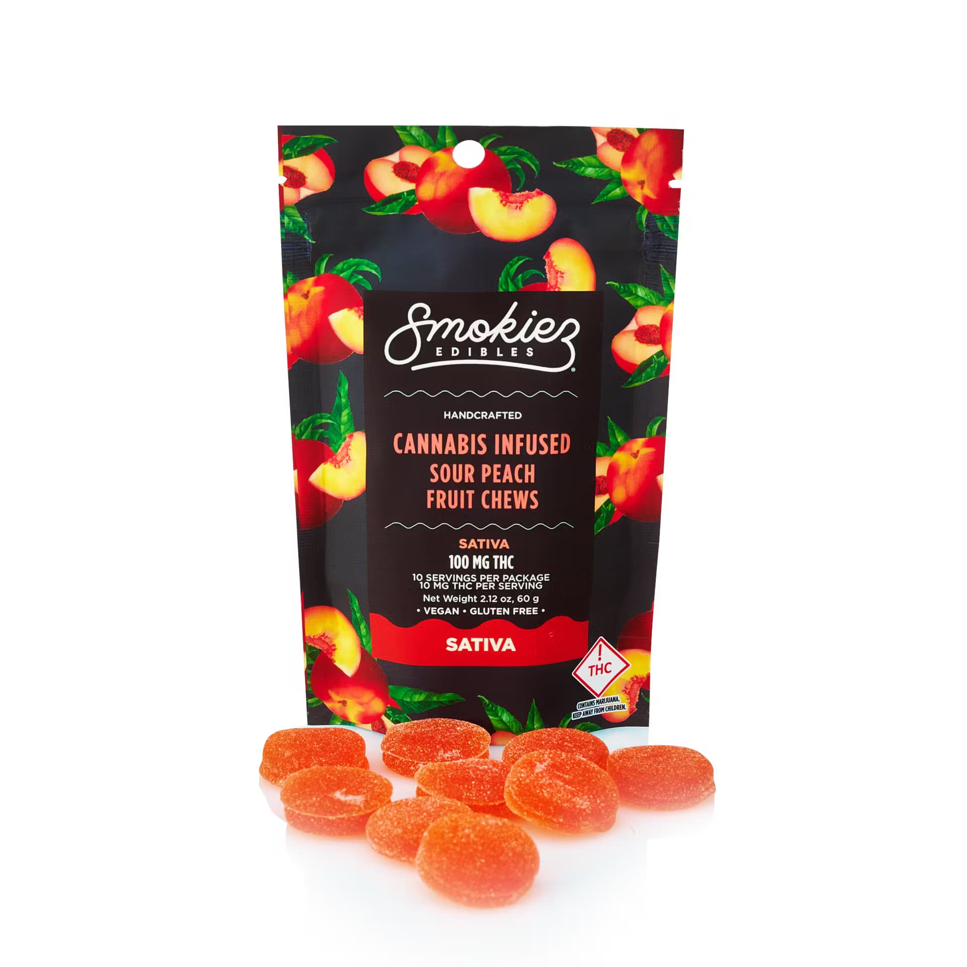 Sweet Peach Smokiez 100mg | 10pk