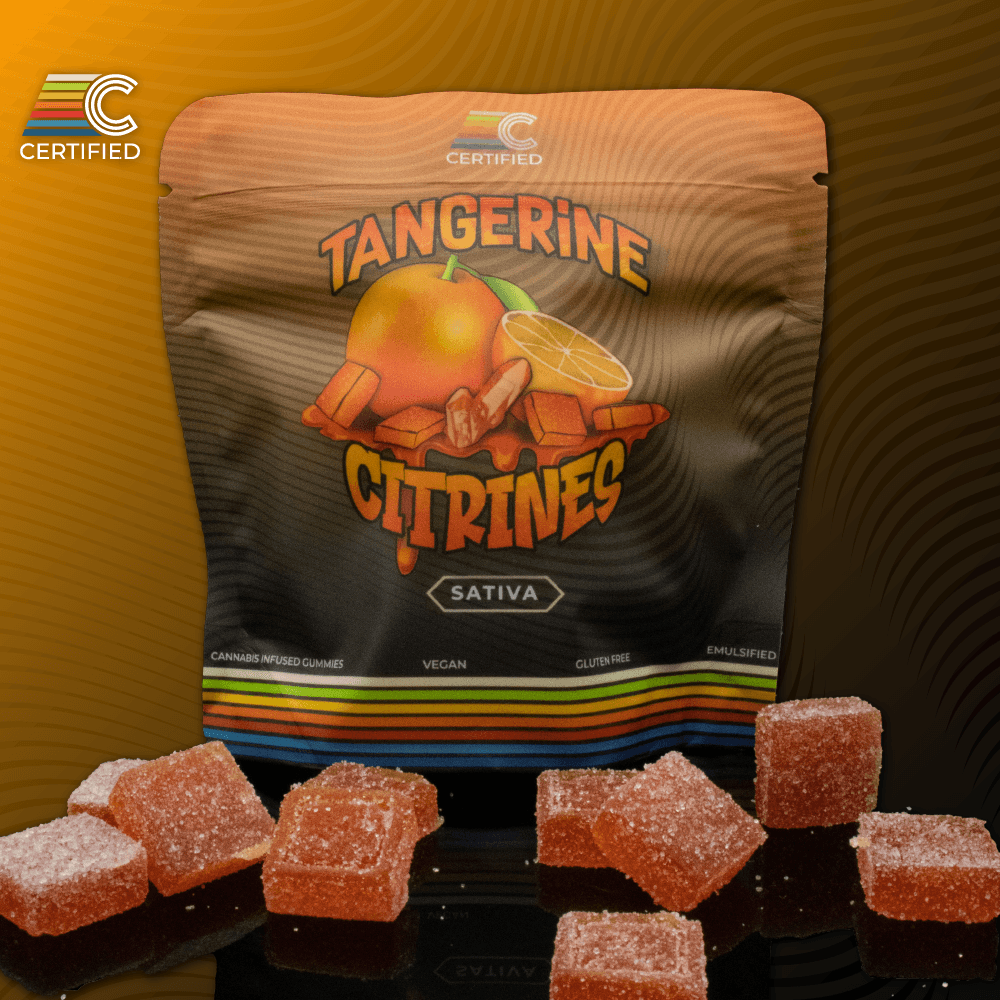 Certified: Tangerine Citrines - Gummies 10pk 100mg