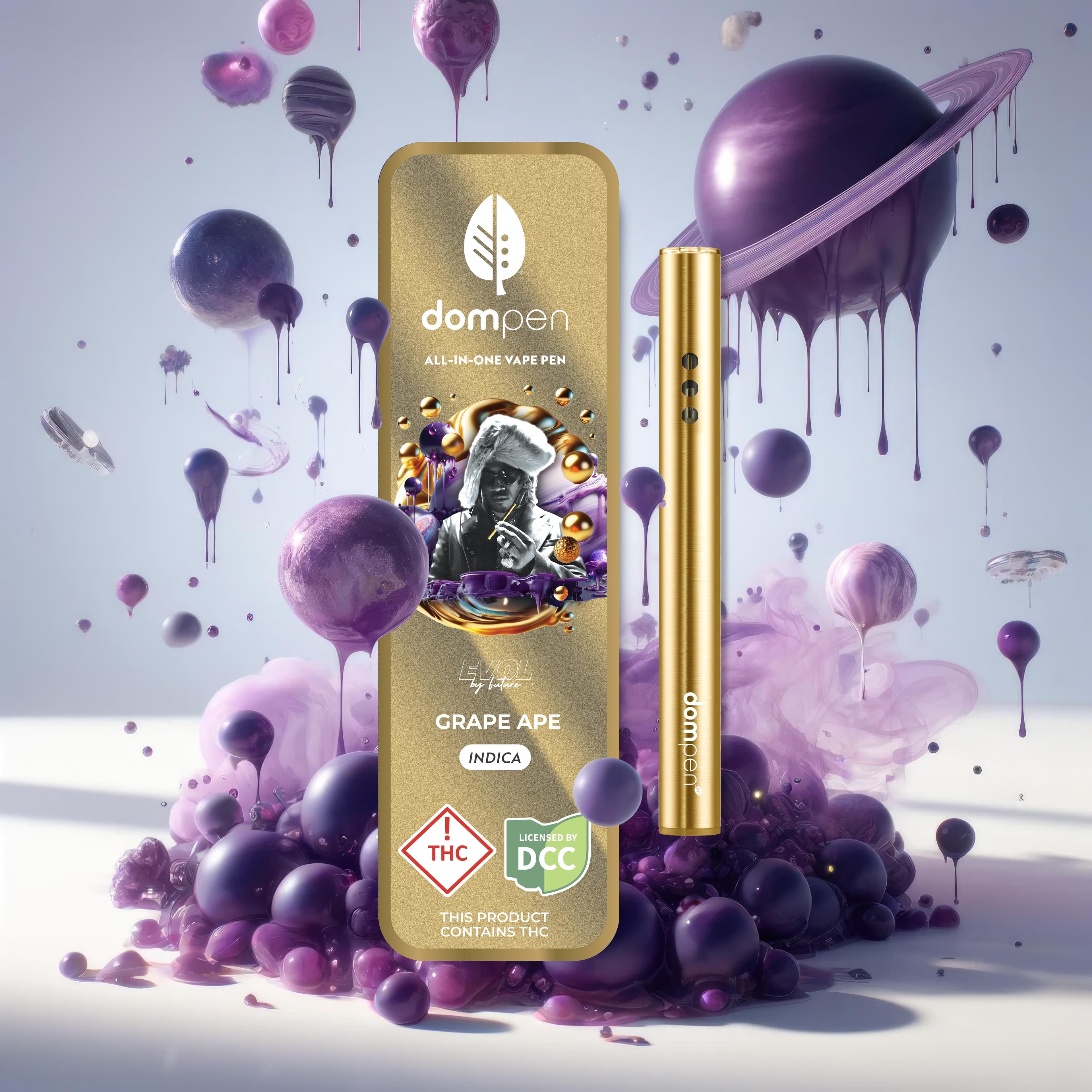 Grape Ape Disposable 1g (Indica) | Dompen